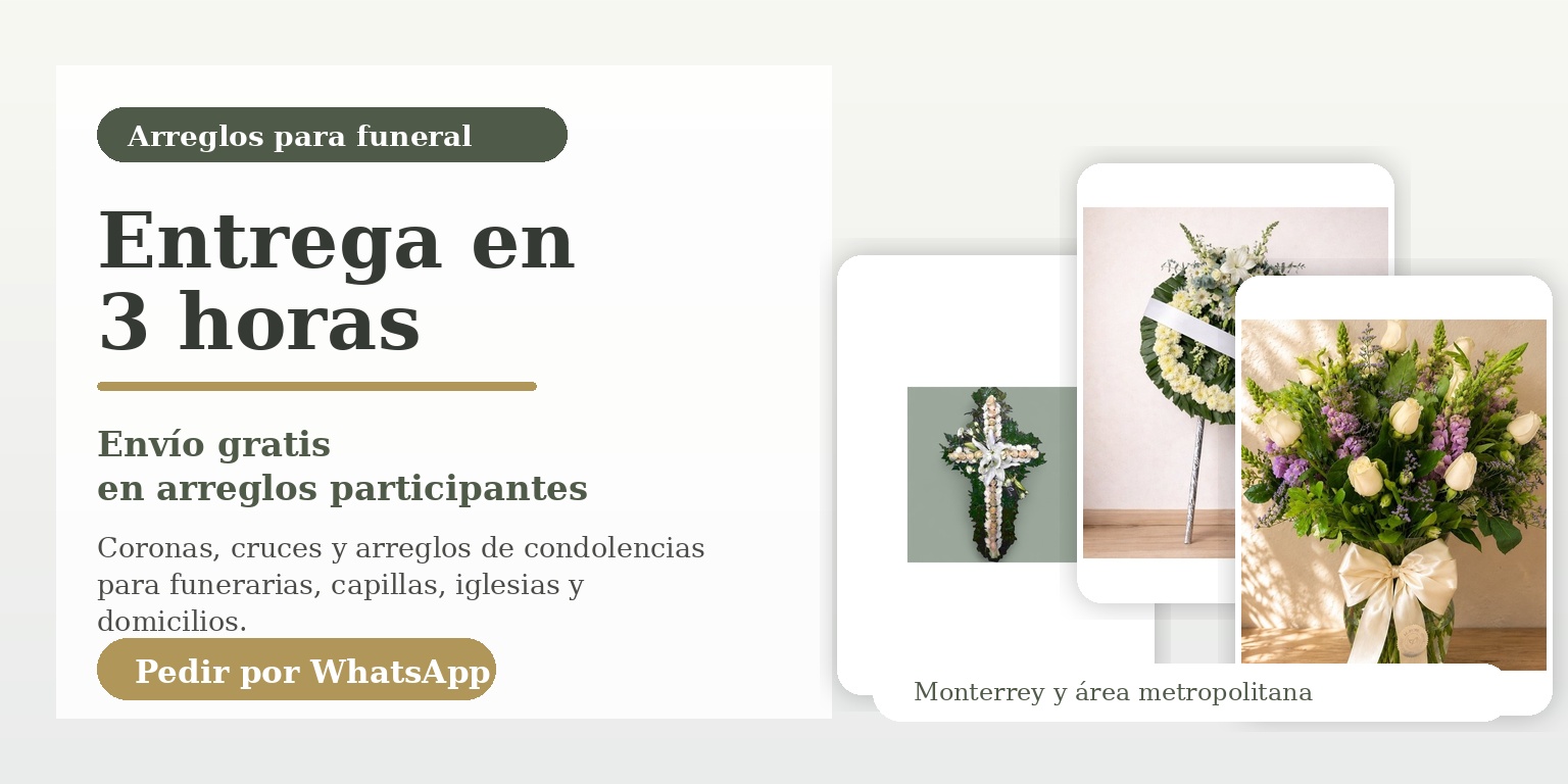 Arreglos para funeral Monterrey