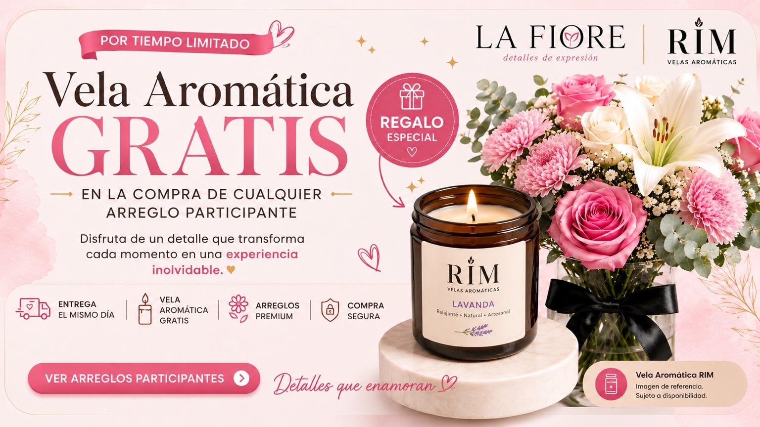Vela Aromática Gratis AERUM Home Fragrance