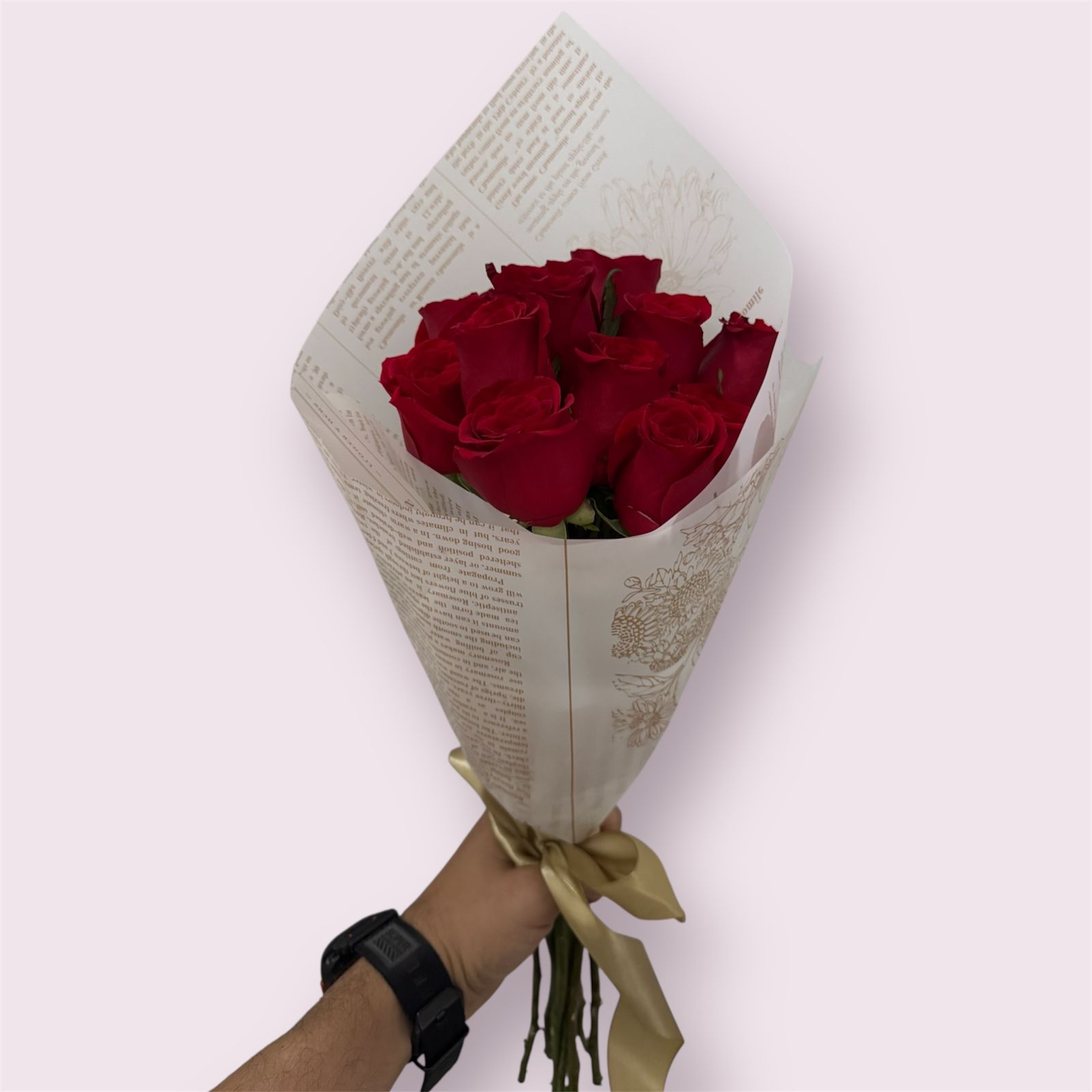 Bouquet 12 rosas rojas